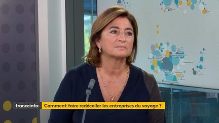 Valérie Boned, secrétaire générale des Entreprises du Voyage, invitée de franceinfo. (FRANCEINFO / RADIO FRANCE)