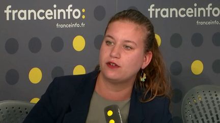 Mathilde Panot, député LFI du Val-de-Marne, sur franceinfo jeudi 19 septembre. (FRANCEINFO / RADIOFRANCE)