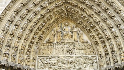 Détail de la façade ouest de la cathédrale Notre-Dame de Paris (MATTES REN? / HEMIS.FR / HEMIS.FR)