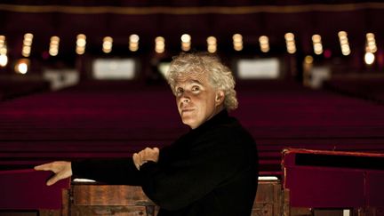 Simon Rattle en 2010, à New York.
 (DERBALLA BRYAN/SIPA)