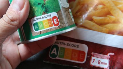 Des Nutri-score sur des produits alimentaires. (JEAN-FRANCOIS FREY / MAXPPP)