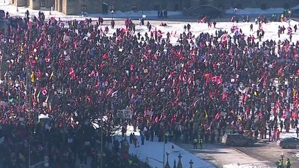 Au Canada, la contestation des routiers