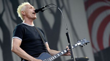 Jan Vetter, membre fondateur de Die Ärzte, sur scène au festival Sziget, à Budapest, le 7 août 2013
 (Laszlo Beliczay / AP / SIPA)