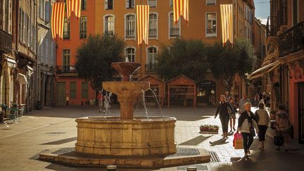 Le centre ville de Perpignan (Pyrénées-Orientales), le 24 septembre 2015. (SPANI ARNAUD / HEMIS.FR)