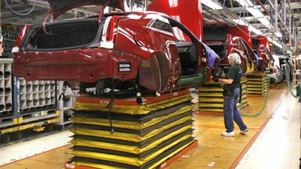 Une usine General Motors, dans le Michigan (AFP/BILL PUGLIANO)