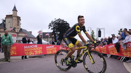 Bryan Coquard avait le sourire lors de la présentation des équipes, il l'a moins deux jours plus tard (DE WAELE TIM / TDWSPORT SARL)