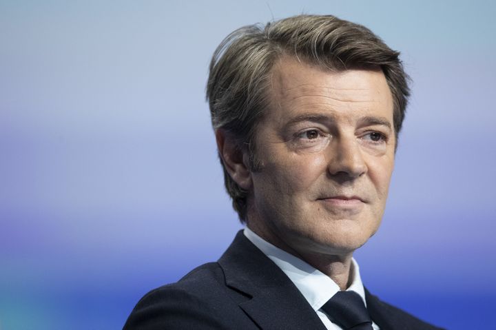 François Baroin au congrés des maires de France à Paris, le 21 novembre 2019. (THOMAS SAMSON / AFP)