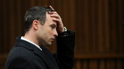  (Oscar Pistorius lors de son procès à Pretoria, le 8 juillet 2014 © MAXPPP)