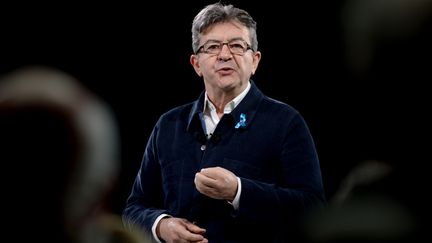 Jean-Luc Mélenchon le 2 avril 2017 en meeting à Déols
 (GUILLAUME SOUVANT / AFP)