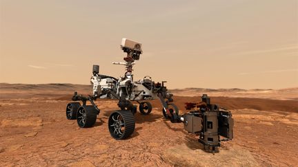 Illustration fournie par la Nasa du rover Perseverance, utilisé dans cette mission de juillet 2020. (AFP PHOTO /NASA/JPL-CALTECH/HANDOUT)