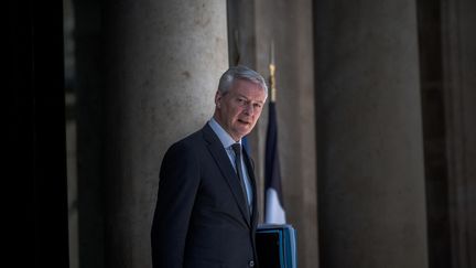 Le ministre de l'Economie, Bruno Le Maire, à l'Elysée, le 13 juillet 2022. (ARTHUR NICHOLAS ORCHARD / HANS LUCAS / AFP)