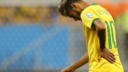 Neymar dos au mur avec la Seleçao. (? DOMINIC EBENBICHLER / REUTERS / X01771)