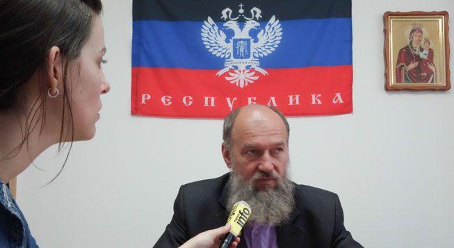 &nbsp; (Vladimir Markévic, président autoproclamé de Donetsk © Radio France/Jean-Marie Porcher)