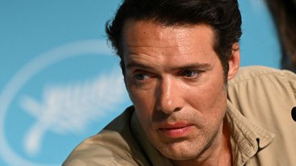 Nicolas Bedos au festival de Cannes en mai 2022. (JULIE SEBADELHA / AFP)