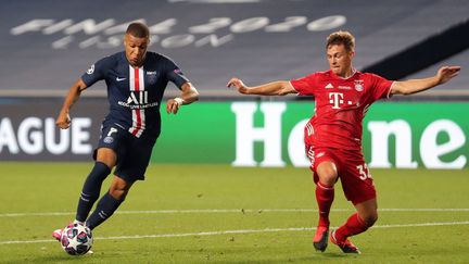 Kylian Mbappé et Joshua Kimmich vont se retrouver dans un contexte totalement différent. (MIGUEL A. LOPES / POOL)