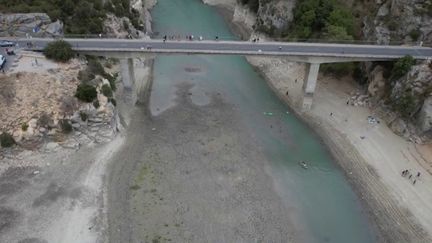 Sécheresse : les gorges du Verdon méconnaissables