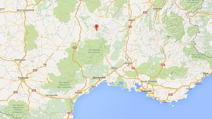 La famille de&nbsp;Marlind Plasa, un Albanais assigné à résidence, vit dans la commune de Rocles, en Ardèche. (GOOGLE MAPS)