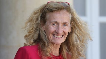 La ministre de la Justice Nicole Belloubet à la sortie du Conseil des ministres à l'Elysée, le 11 septebre 2019 à Paris. (LUDOVIC MARIN / AFP)