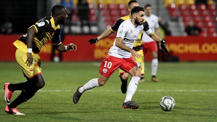 Nîmes s'impose à Orléans et file vers la Ligue 1 (PASCAL PROUST / MAXPPP)