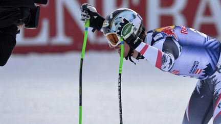 L'Autrichien Hannes Reichelt sera absent à Sotchi (SAMUEL KUBANI / AFP)