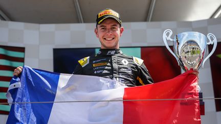 Le pilote français Antoine Hubert, en juin 2019 au Castellet (Var). (SEBASTIAAN ROZENDAAL / DPPI MEDIA / AFP)