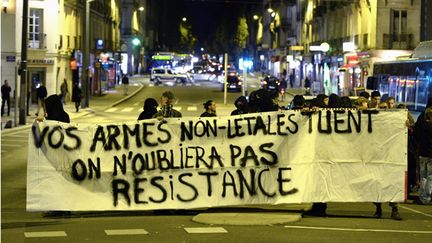 &nbsp; (Une manifestation en soutien à Rémi Fraisse lundi à Nantes © Maxppp)