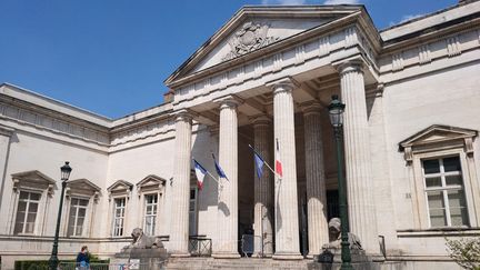 Le tribunal judiciaire d'Orléans, ele 19 avril 2021.&nbsp; (PIERRE-ANTOINE LEFORT / RADIO FRANCE)