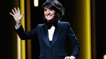 L'humoriste Florence Foresti lors de la cérémonie des César, au théâtre du Châtelet à Paris, le 26 février 2016.&nbsp; (JULIEN HEKIMIAN / FRENCH SELECT / GETTY IMAGES)