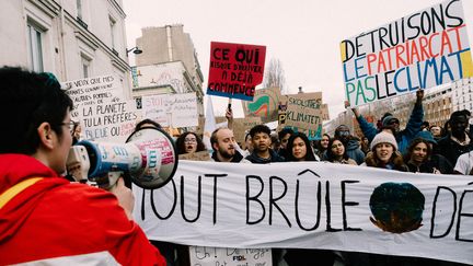 L'Union national lycéenne&nbsp;appelle les élèves à suivre la grève pour le climat ce vendredi 15 mars. (BENOIT DURAND / HANS LUCAS)