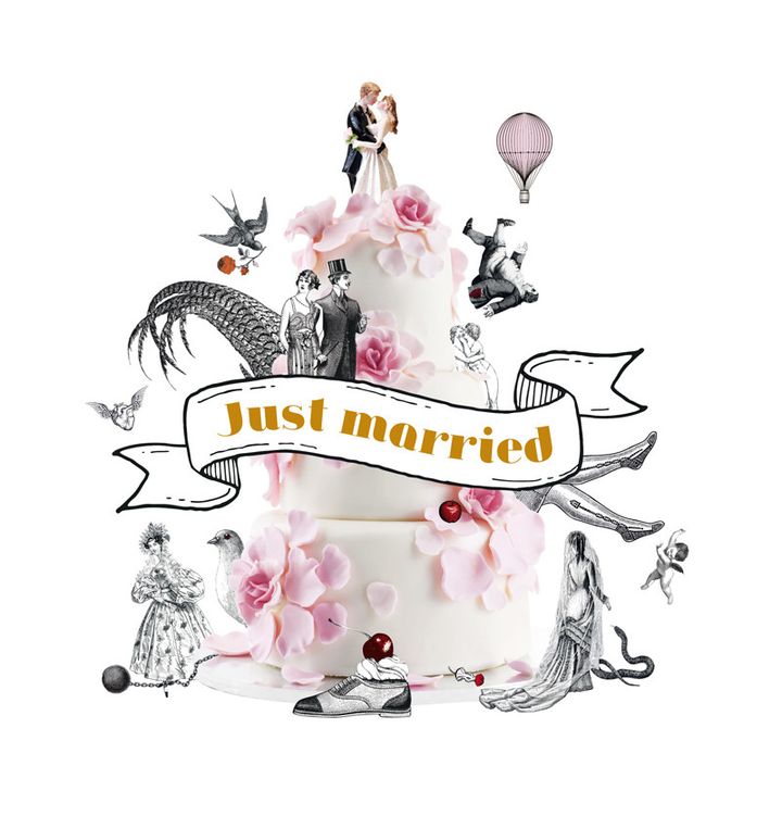 Visuel de l'exposition "Just married"
 (Musée du Costume et de la Dentelle de Bruxelles)