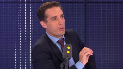 Jean-Baptiste Djebbari, député La République en marche de Haute-Vienne, est l'invité de franceinfo le jeudi 1er août 2019 (FRANCEINFO / RADIOFRANCE)