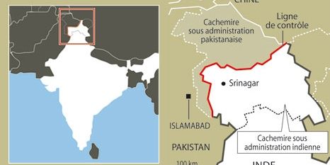 CARTE CACHEMIRE (AFP/LF)