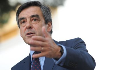 L'ancien Premier ministre Fran&ccedil;ois Fillon lors d'un meeting &agrave; La Grande-Motte (H&eacute;rault), le 11 juillet 2013. (SYLVAIN THOMAS / AFP)