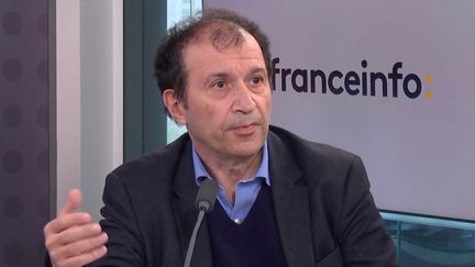 L'économiste Daniel Cohen était l'invité de franceinfo lundi 14 mars 2022. (CAPTURE D'ECRAN FRANCEINFO)