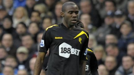 Le footballeur Fabrice Muamba, ici sous les couleurs de Bolton (Angleterre), le 17 mars 2012. (OLLY GREENWOOD / AFP)