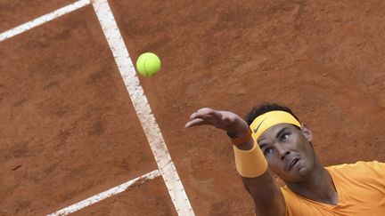 Rafael Nadal a dû s'employer face à Fognini (ANDREAS SOLARO / AFP)