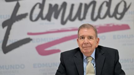 L'opposant politique vénézuélien Edmundo Gonzalez Urrutia à Caracas, capitale du Venezuela, le 11 juin 2024. (JUAN BARRETO / AFP)