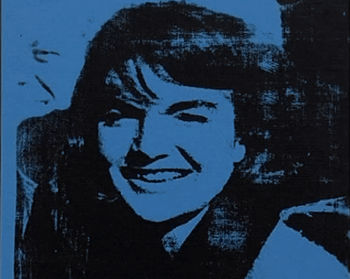 Jacqueline Kennedy, par Andy Warhol, au musée de Grenoble 
 (Andy Warhol - Capture d&#039;image France3/Culturebox)