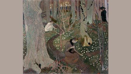 Maurice Denis, Avril (Les Anémones), 1891, Collection particulières
 (Tous droits réservés © Paris, ADAGP, 2012 )