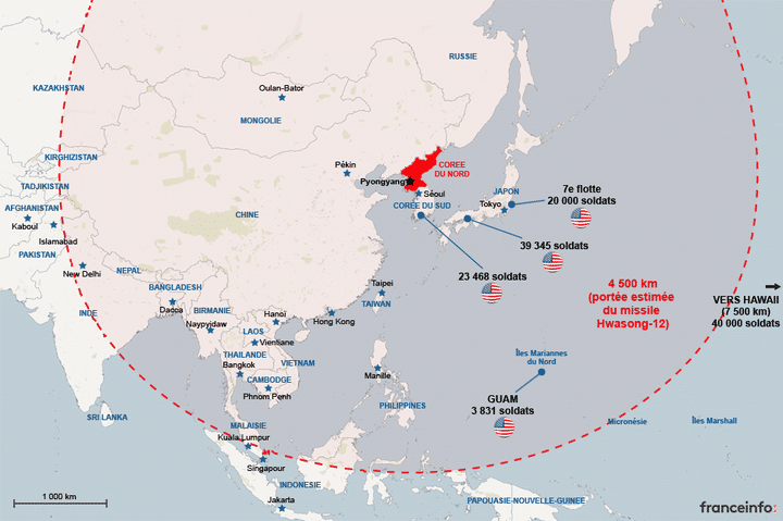 Présence de militaires américains à portée de la Corée du nord. (NICOLAS ENAULT)