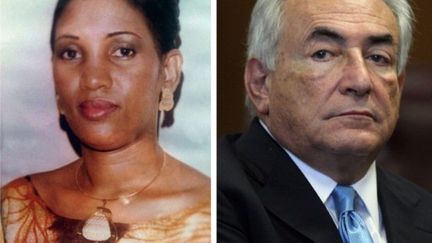 Nafissatou Diallo et Dominique Strauss-Kahn (AFP PHOTO/ TODD HEISLER)