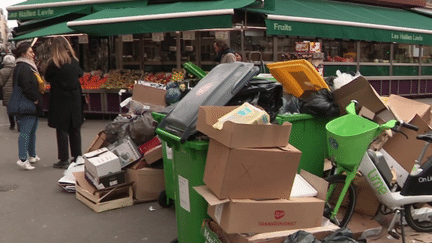 Paris : les poubelles envahissent les trottoirs suite à la grève des éboueurs (France 2)