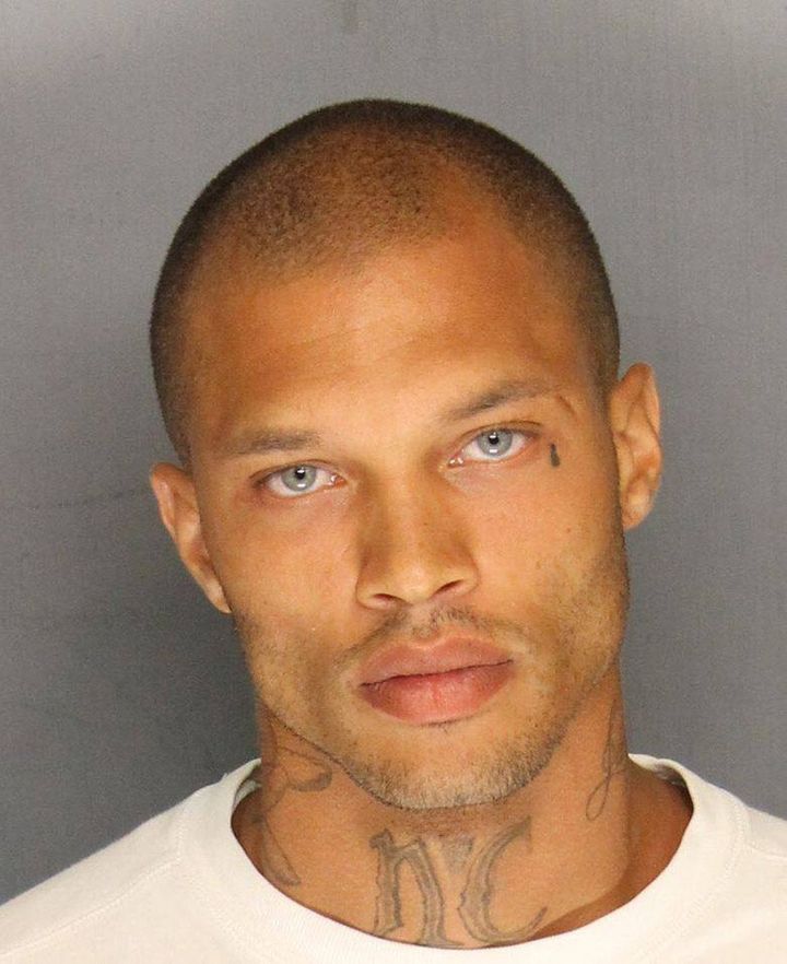 Jeremy Meeks, le 18 juin 2014, à Stockton, en Californie. (- / GETTY IMAGES NORTH AMERICA)