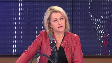 Barbara Pompili, ministre de la Transition écologique, vendredi 7 mai 2021 sur franceinfo. (FRANCEINFO / RADIOFRANCE)