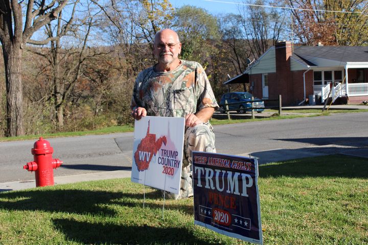 Ramon, dans le comté de Grant en Virginie-Occidentale (Etats-Unis), le 8&nbsp;novembre&nbsp;2020. (ROBIN PRUDENT / FRANCEINFO)