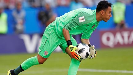 Keylor Navas,&nbsp;gardien du Costa Rica et du Real Madrid, le 17 juin 2018 pendant le match Costa Rica-Serbie. (FATIH AKTAS / ANADOLU AGENCY)