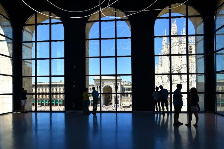 Le musée du Novecento, ouvert en 2010, dédié à l'art du XXe siècle, conçu par les architectes italiens Italo Rota et Fabio Fornasari. (MATTES RENE / HEMIS.FR / AFP)