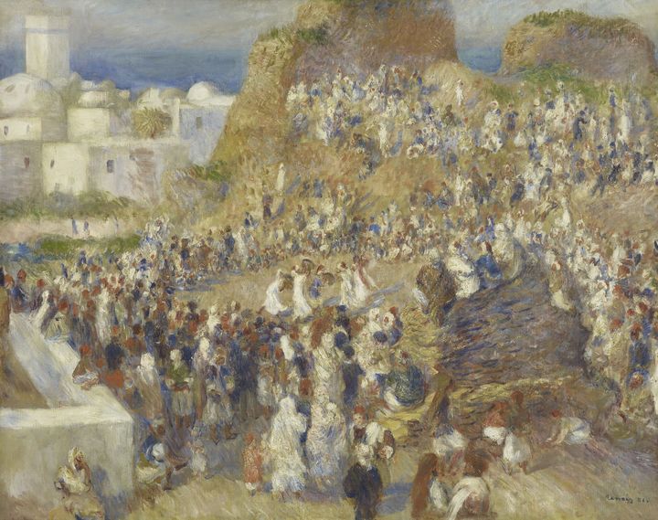 La mosquée, fête arabe, tableau atypique de Renoir.&nbsp; &nbsp;&nbsp; (MUSEE MARMOTTAN MONET)