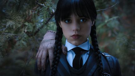 La série est centrée sur le personnage de Mercredi, la fille de la famille Addams. (ALLOCINE)