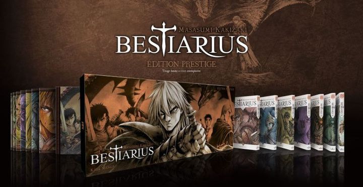 Coffret Prestige pour le manga Bestiarius (© Kaze)